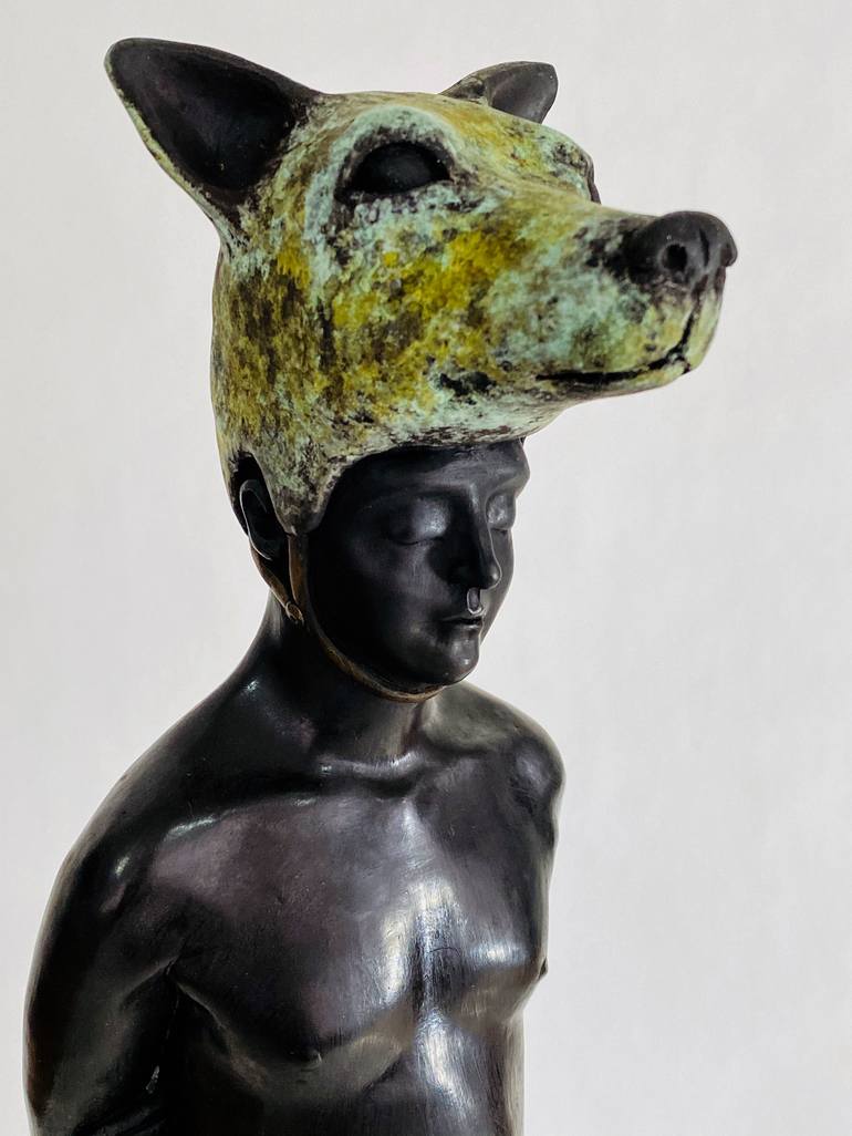 Original Dogs Sculpture by Francesca Dalla Benetta