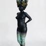 This is one of my beloved woman friends.
her body inspired me a sense of cozyness and selflove.
This scupture is inspired by woman's power: her body is a temple and her very home.

This is a serie of 6 pieces