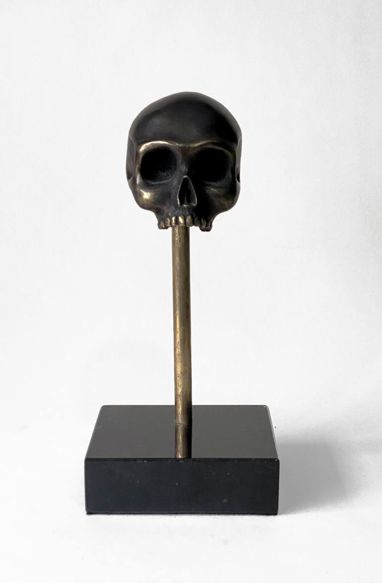 Original Realism Mortality Sculpture by Francesca Dalla Benetta