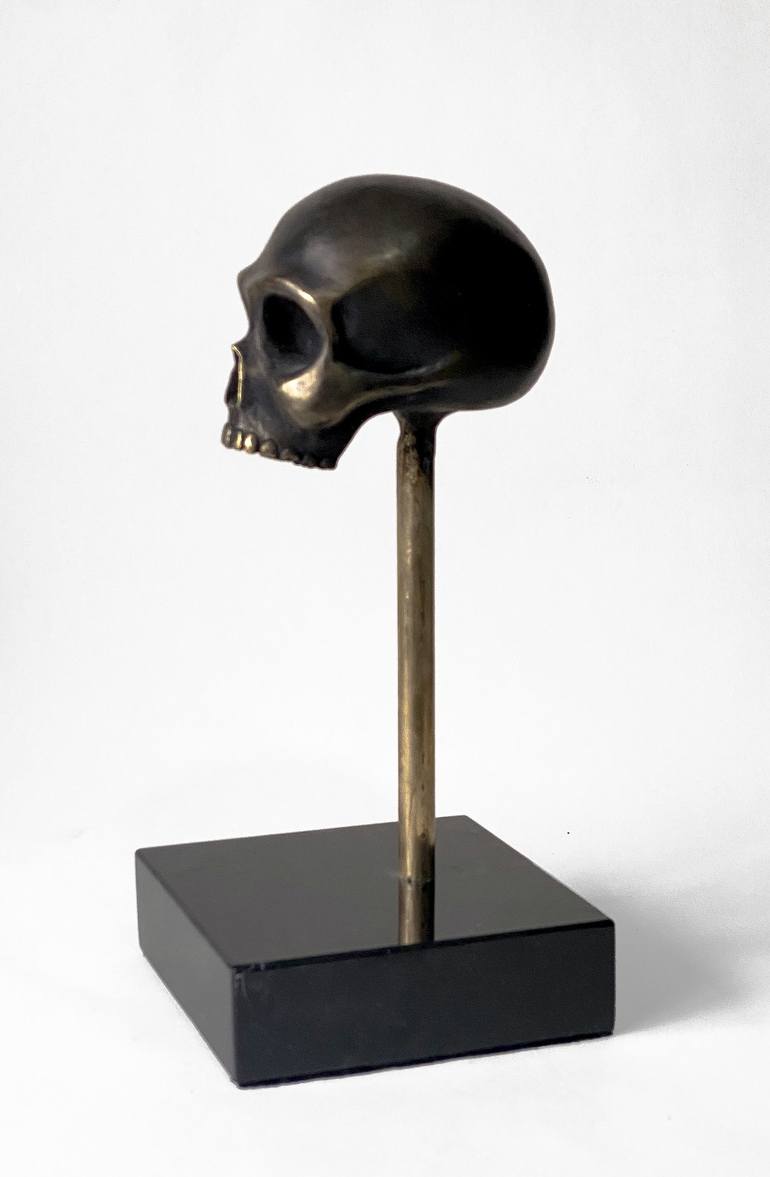 Original Realism Mortality Sculpture by Francesca Dalla Benetta
