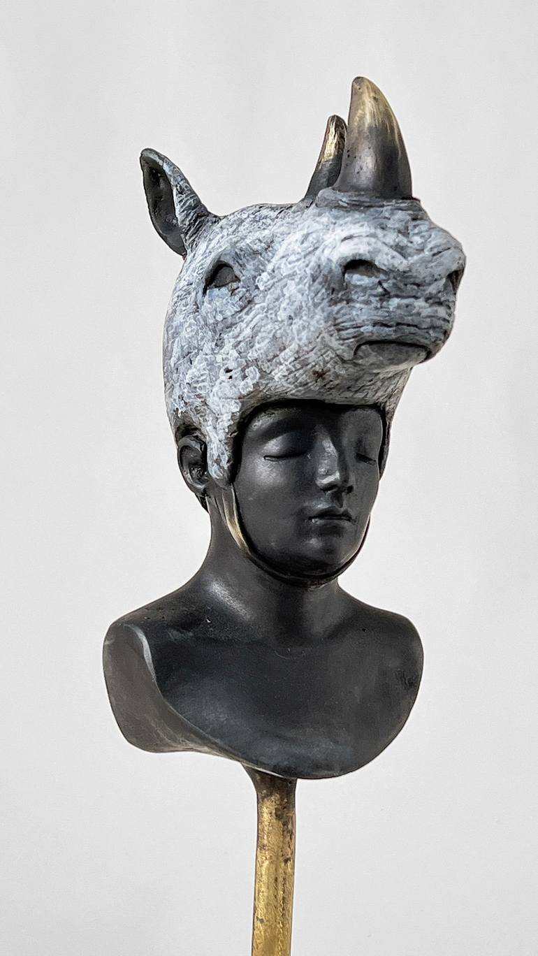Original Fine Art Animal Sculpture by Francesca Dalla Benetta