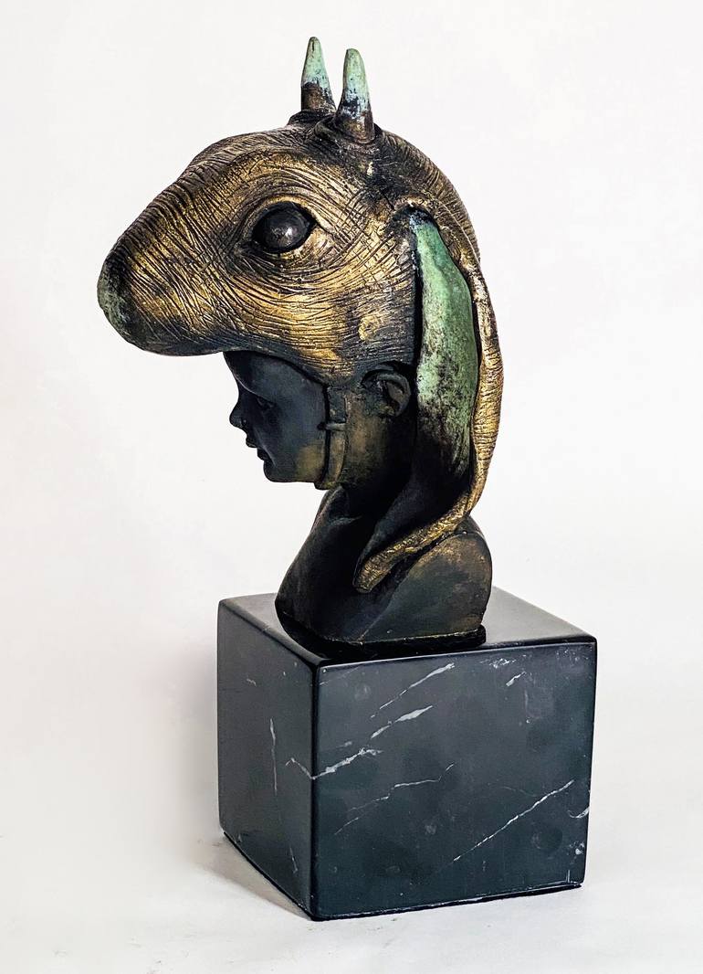 Original Fine Art Animal Sculpture by Francesca Dalla Benetta