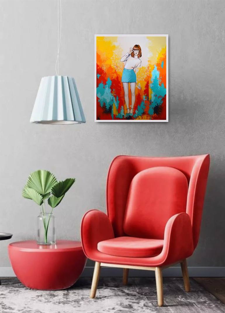 Original Contemporary Women Painting by Livien Rozen