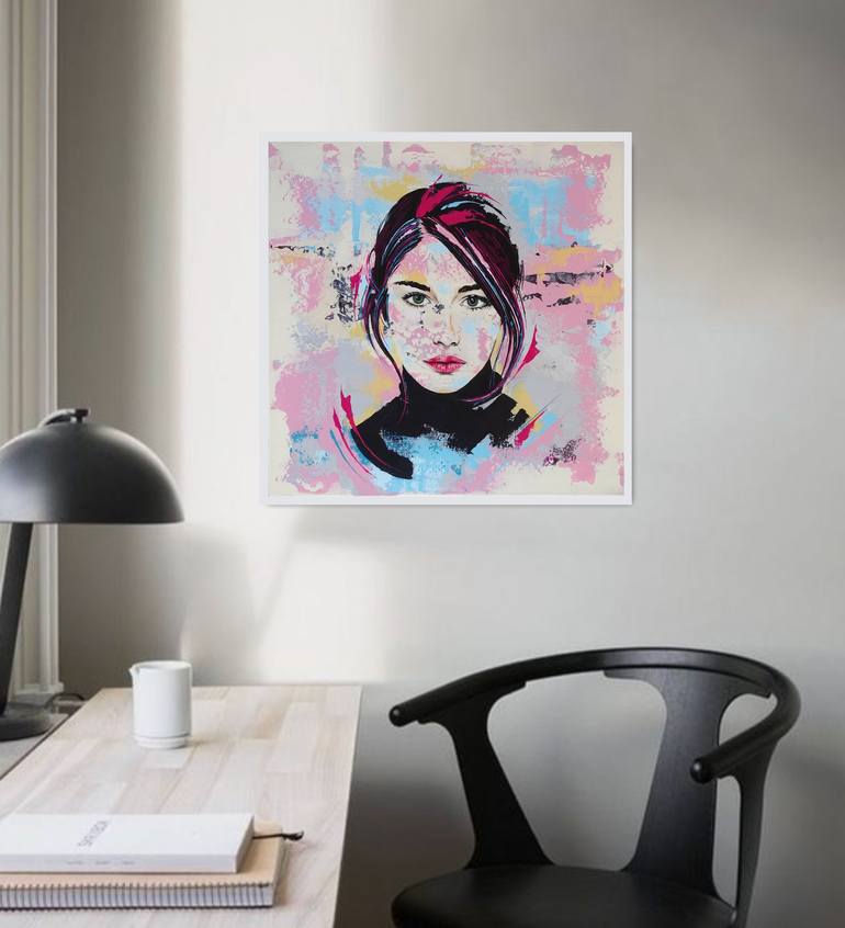 Original Portrait Painting by Livien Rozen