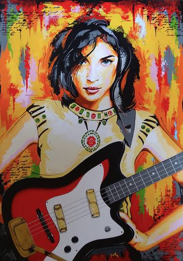 Original Music Paintings by Livien Rozen