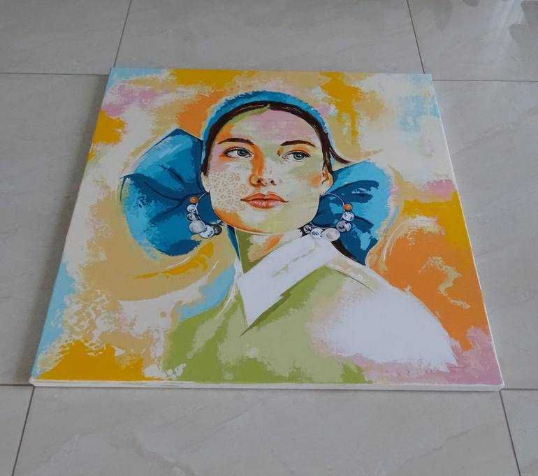 Original Figurative Portrait Painting by Livien Rozen