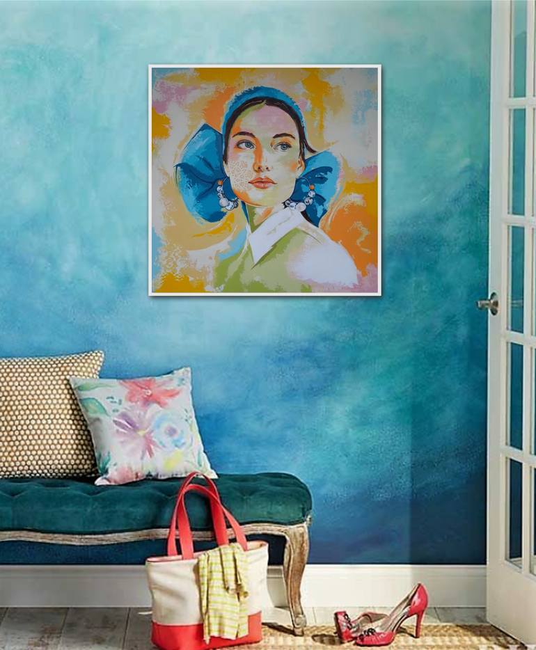 Original Figurative People Painting by Livien Rozen