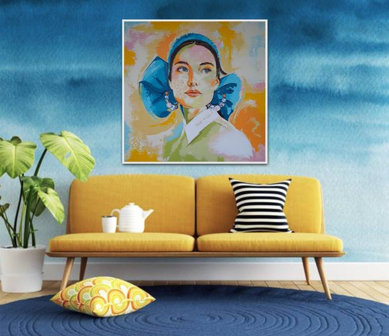 Original Figurative People Painting by Livien Rozen