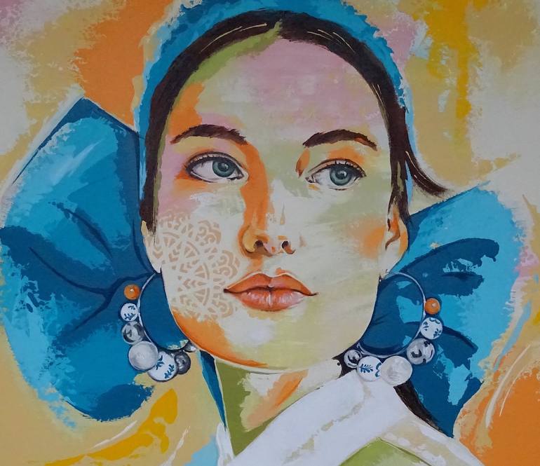 Original Figurative Portrait Painting by Livien Rozen