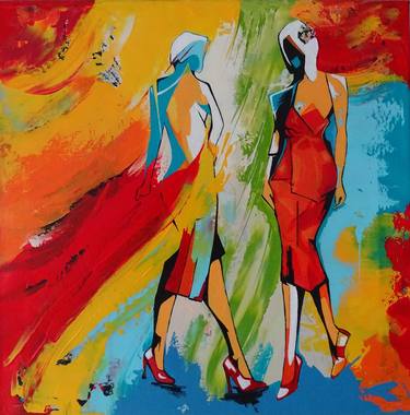 Original Figurative Fashion Paintings by Livien Rozen