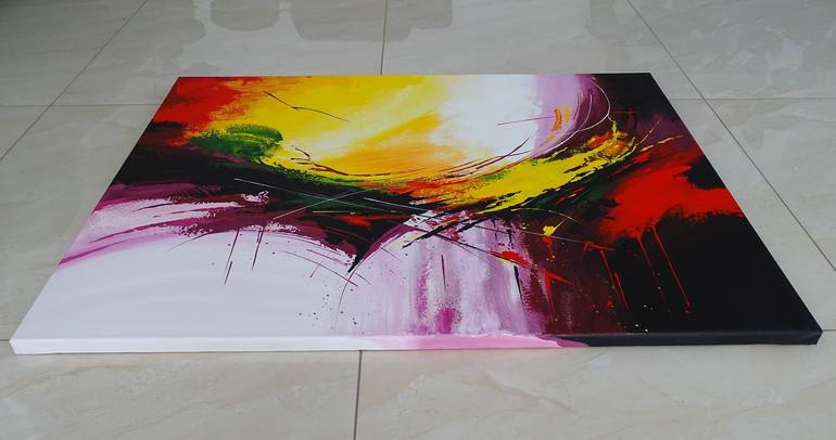 Original Abstract Painting by Livien Rozen