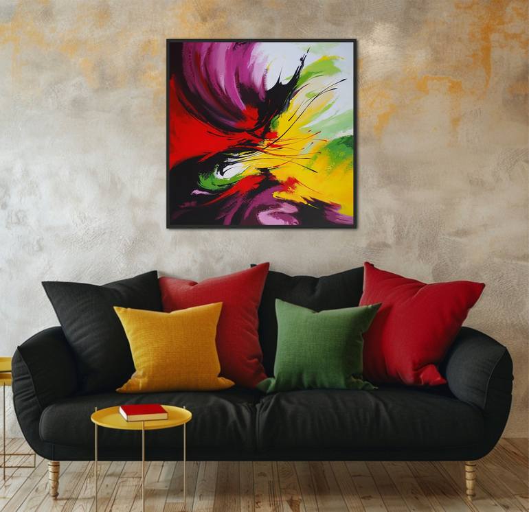 Original Contemporary Abstract Painting by Livien Rozen