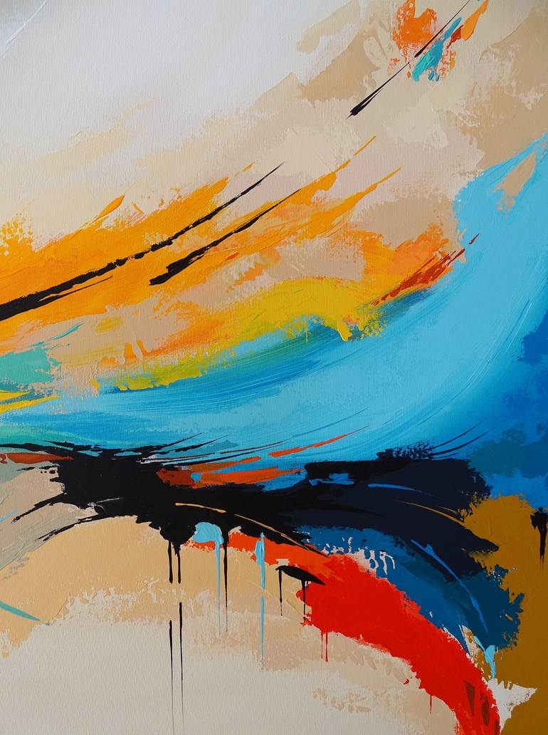 Original Contemporary Abstract Painting by Livien Rozen