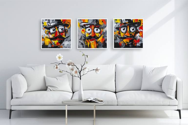 Original Figurative Abstract Painting by Livien Rozen