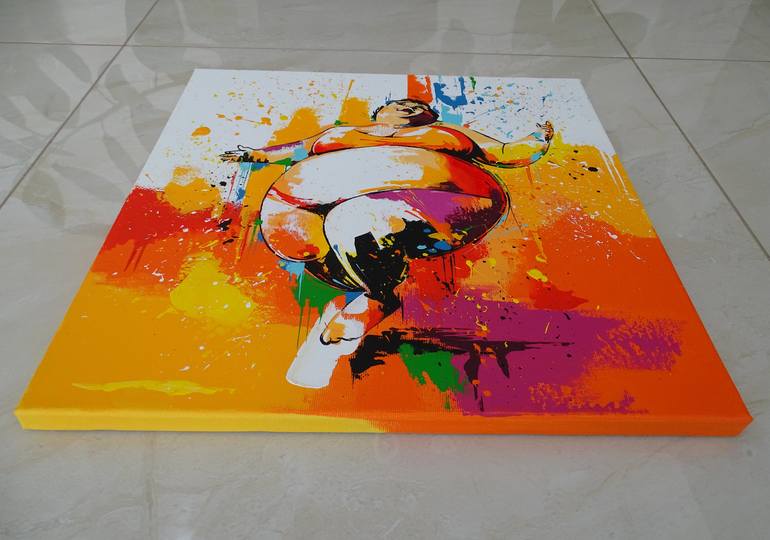 Original Figurative Women Painting by Livien Rozen