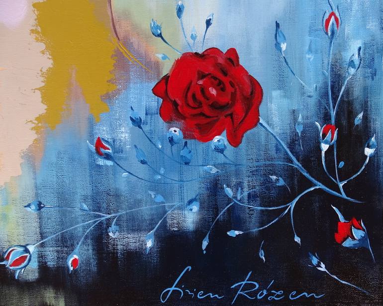 Original Art Deco People Painting by Livien Rozen