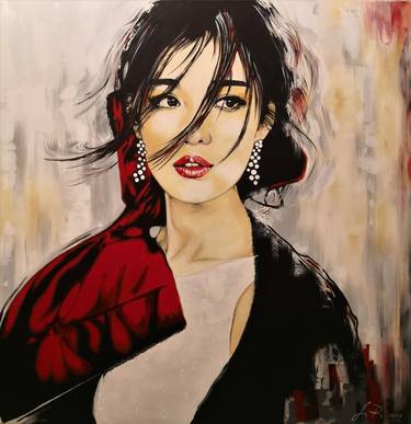 Print of Figurative Portrait Paintings by Livien Rozen