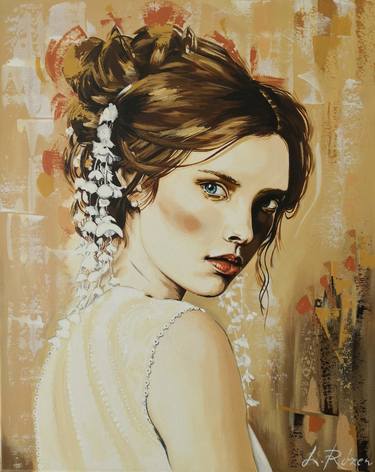 Original Figurative Portrait Paintings by Livien Rozen