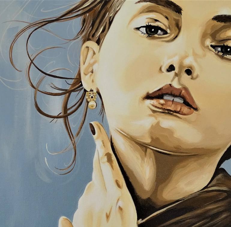 Original Figurative Portrait Painting by Livien Rozen