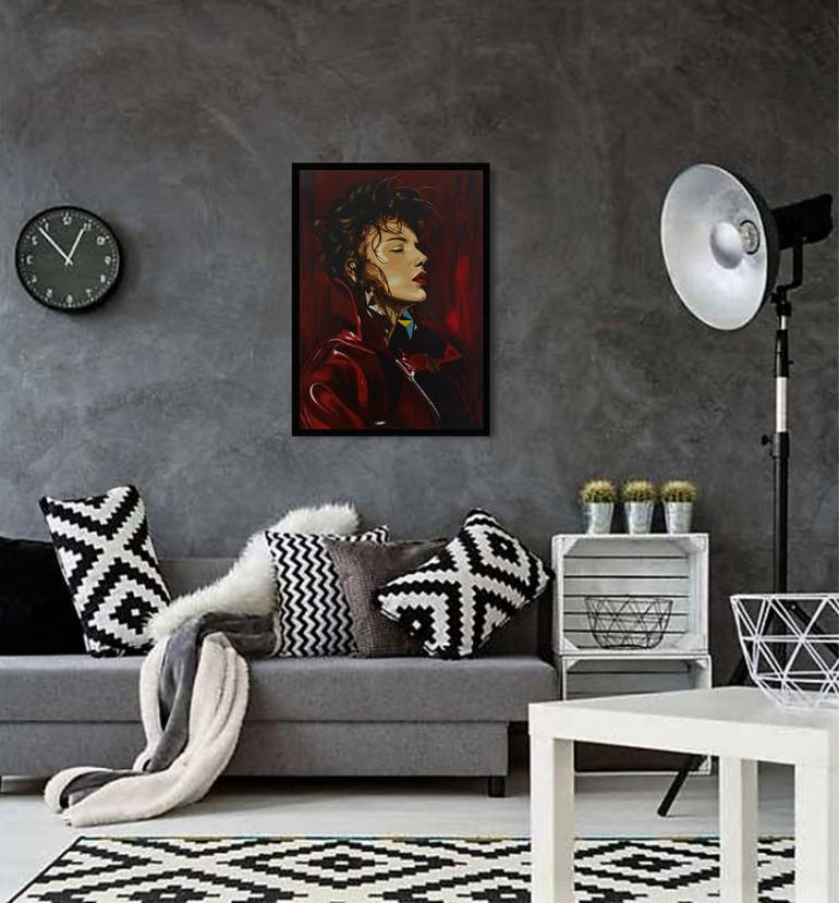 Original Fine Art Portrait Painting by Livien Rozen