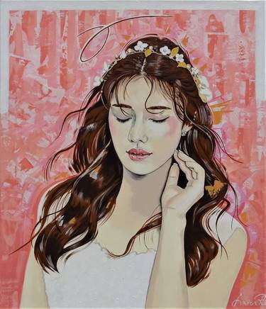 Original Figurative Portrait Paintings by Livien Rozen