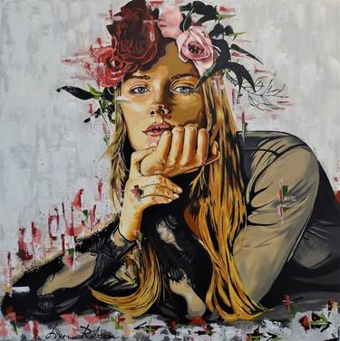 Original Figurative Portrait Paintings by Livien Rozen