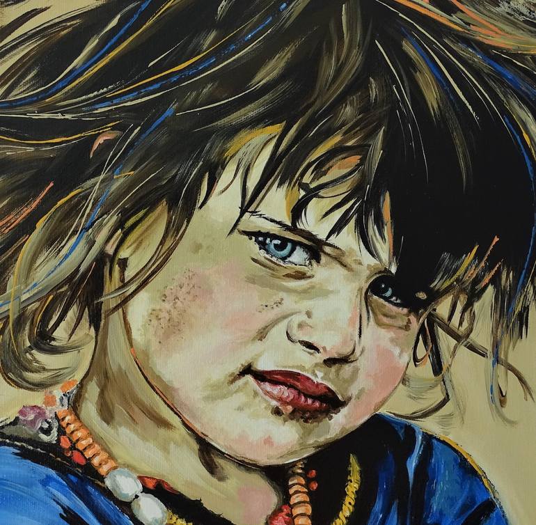 Original Children Painting by Livien Rozen