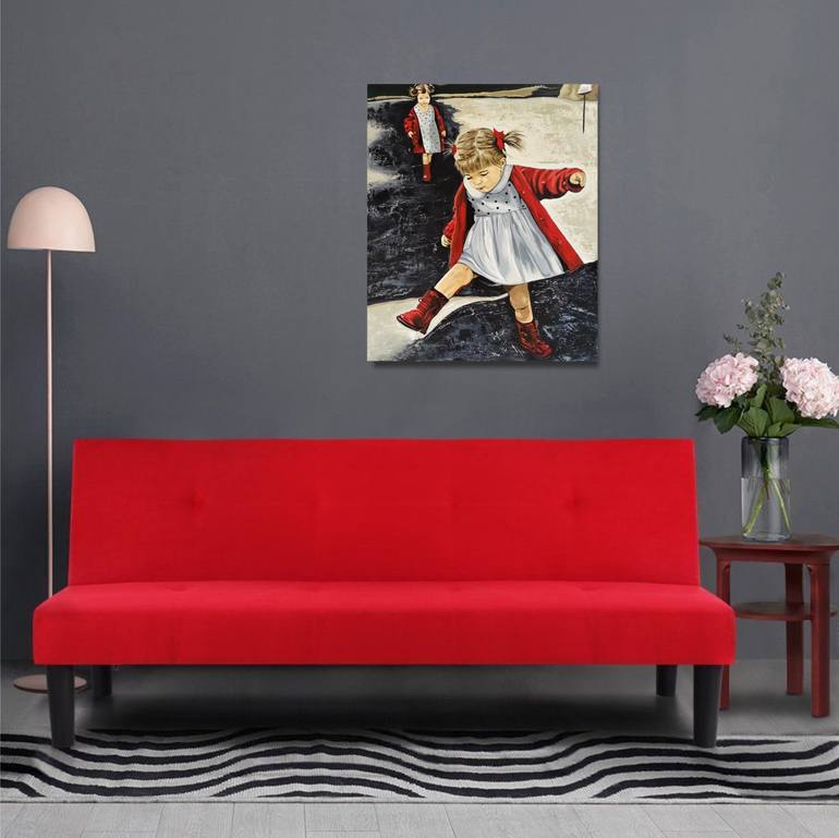 Original Children Painting by Livien Rozen