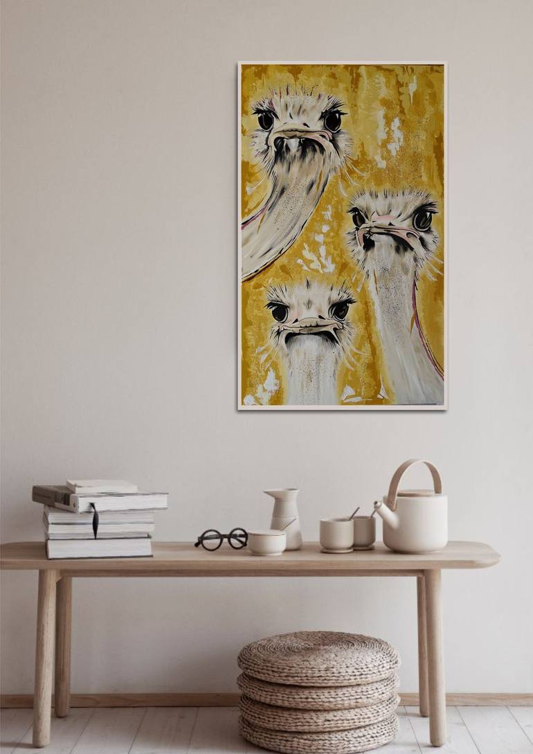 Original Impressionism Animal Painting by Livien Rozen