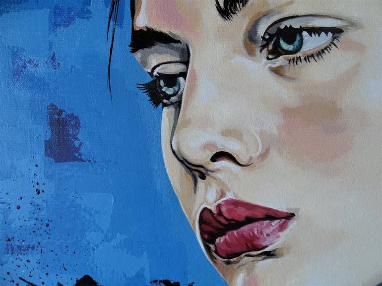 Original Expressionism Portrait Painting by Livien Rozen