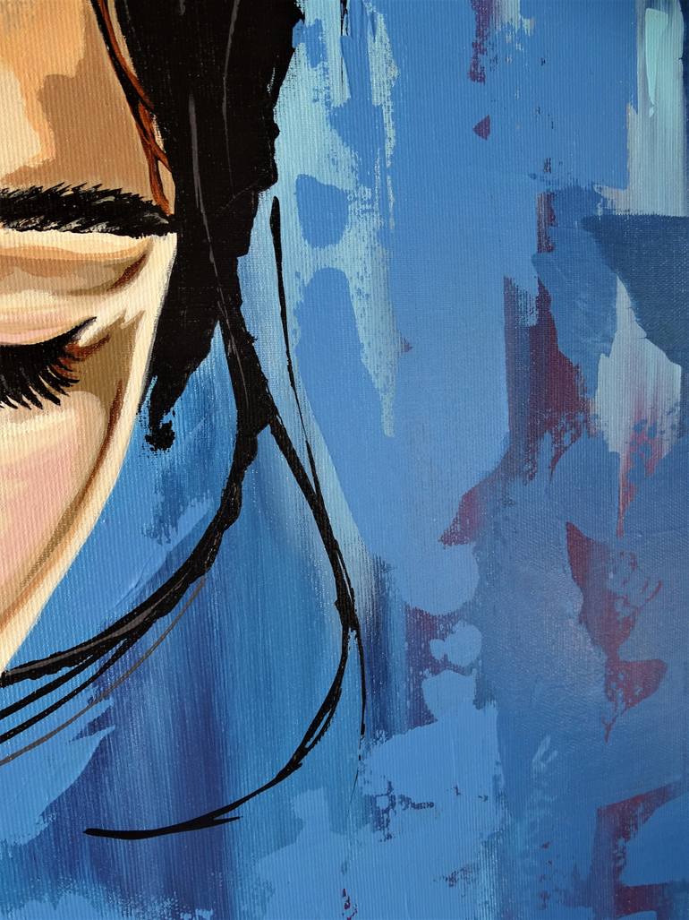 Original Art Deco People Painting by Livien Rozen