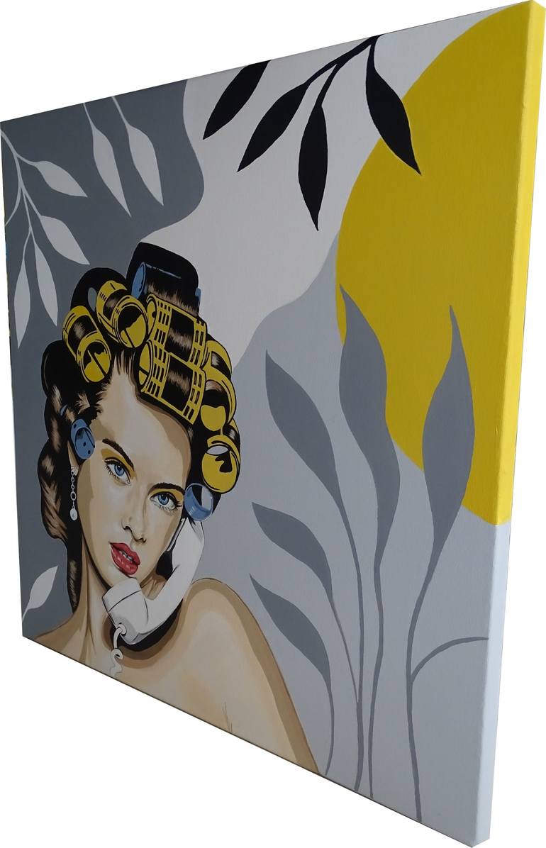 Original Art Deco Pop Culture/Celebrity Painting by Livien Rozen