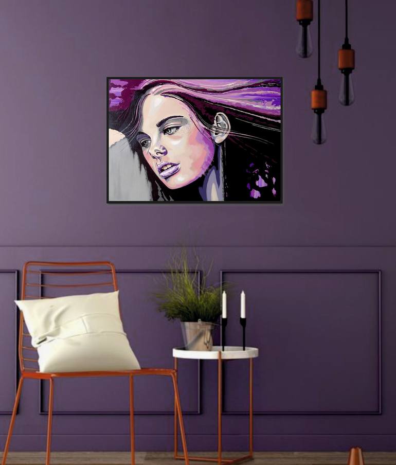 Original Fine Art Portrait Painting by Livien Rozen