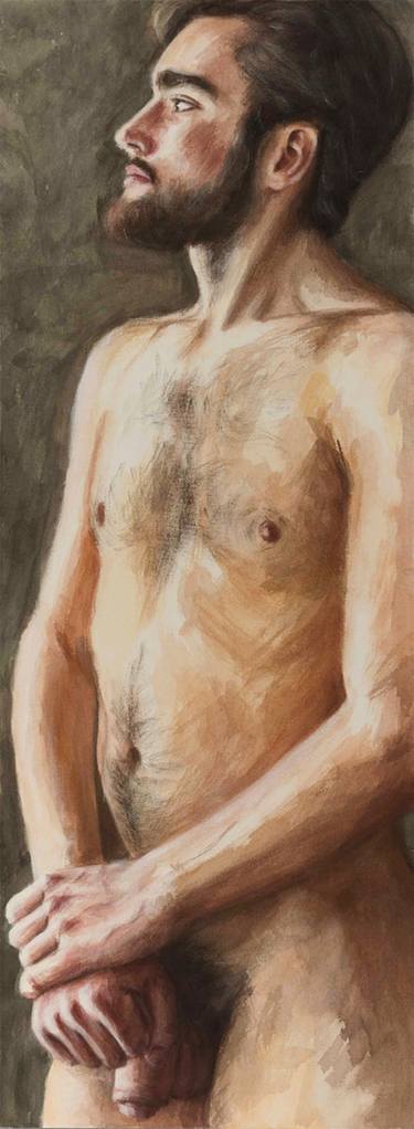Original Figurative Nude Paintings by Nikolaus Reinecke