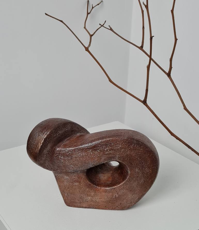 Original Minimalism Abstract Sculpture by Catherine Fouvry Leblois
