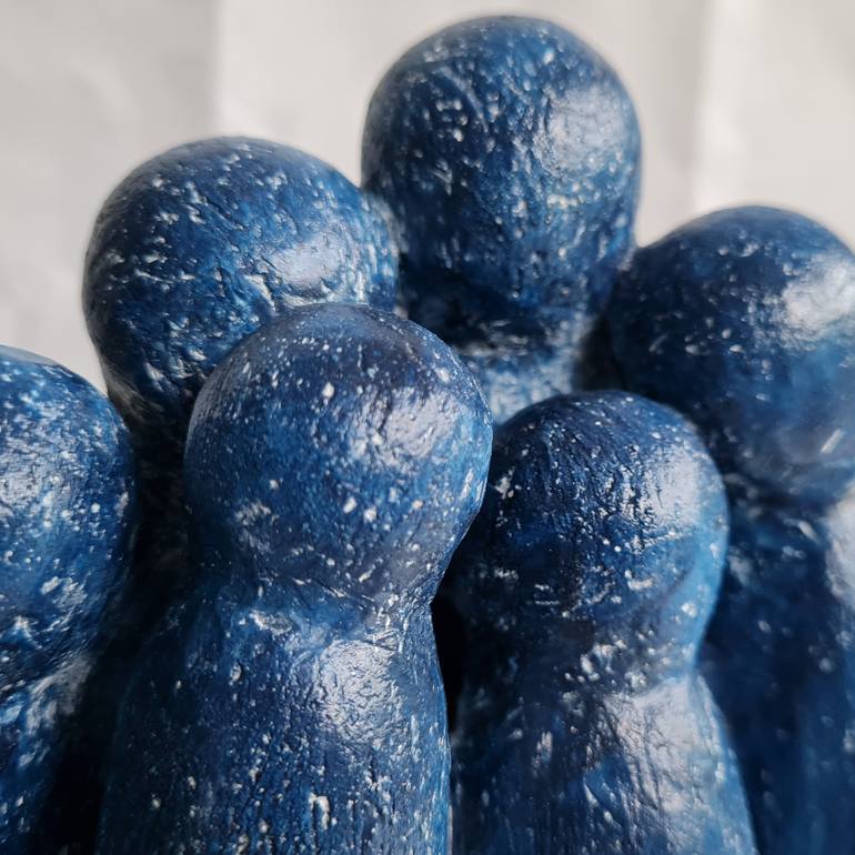 Original Contemporary Family Sculpture by Catherine Fouvry Leblois
