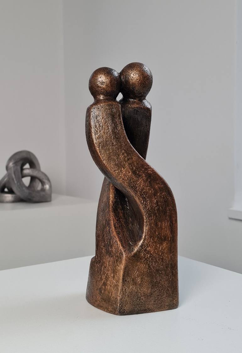 Original Contemporary Love Sculpture by Catherine Fouvry Leblois