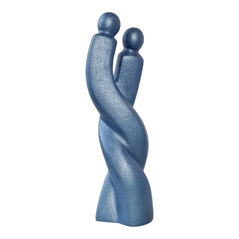 Original Figurative Love Sculpture by Catherine Fouvry Leblois