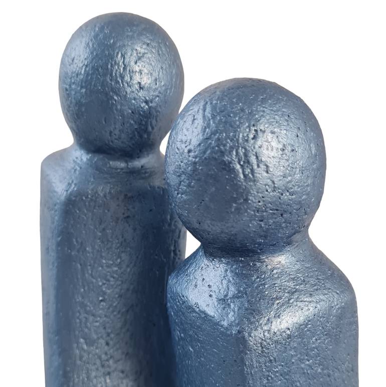 Original Figurative Love Sculpture by Catherine Fouvry Leblois
