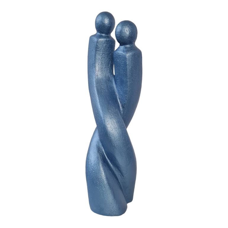 Original Figurative Love Sculpture by Catherine Fouvry Leblois