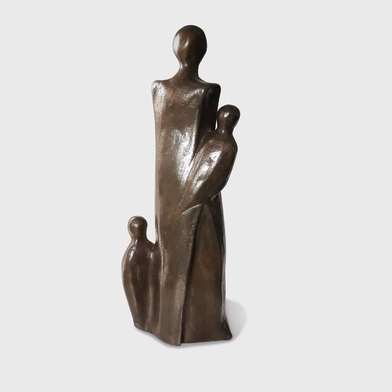 Print of Family Sculpture by Catherine Fouvry Leblois