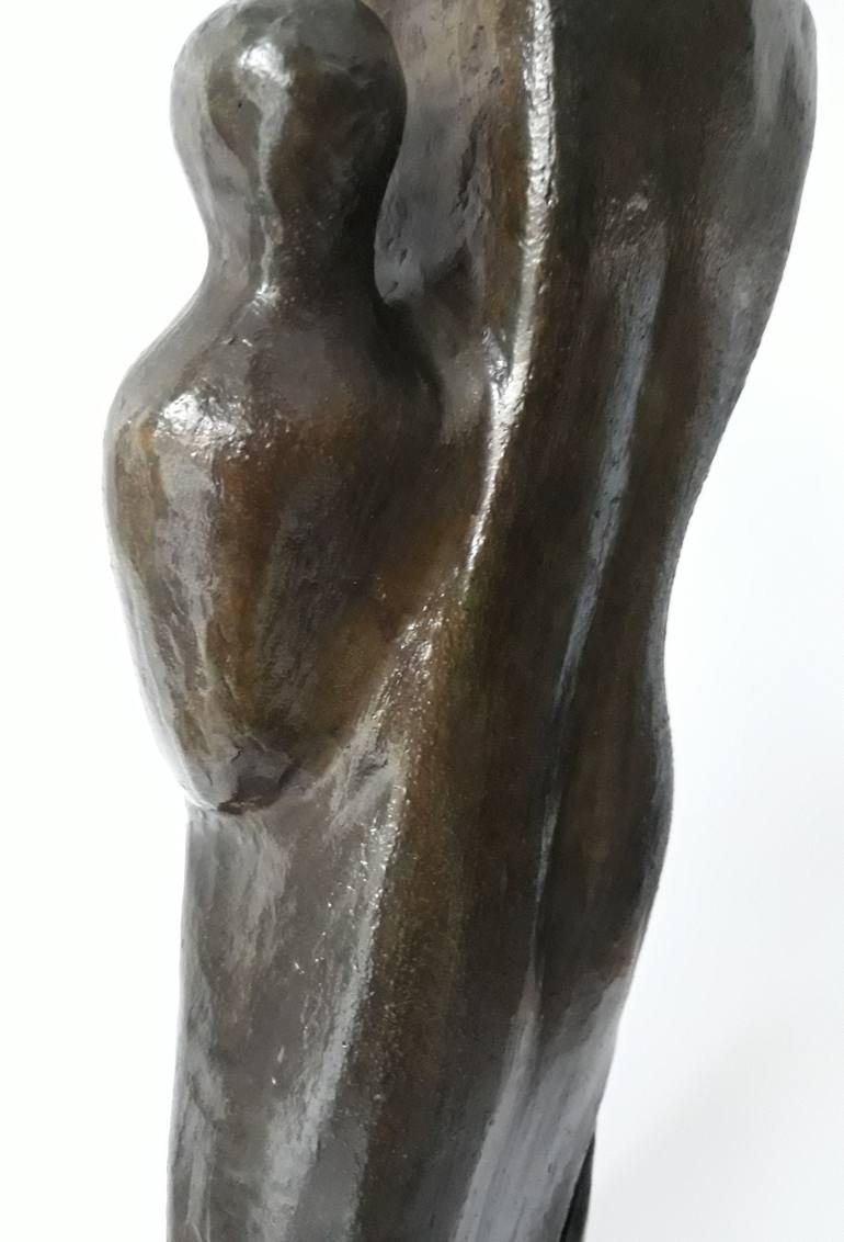 Original Abstract Family Sculpture by Catherine Fouvry Leblois