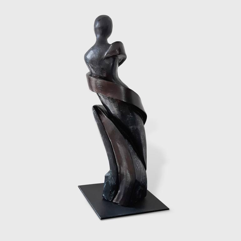 Original Abstract Expressionism Women Sculpture by Catherine Fouvry Leblois