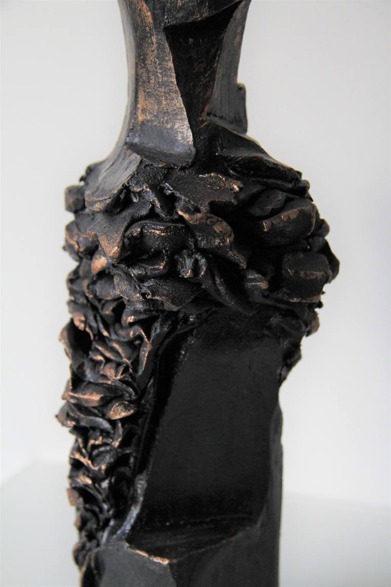 Original Abstract Women Sculpture by Catherine Fouvry Leblois