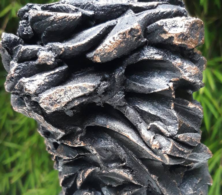 Original Abstract Women Sculpture by Catherine Fouvry Leblois
