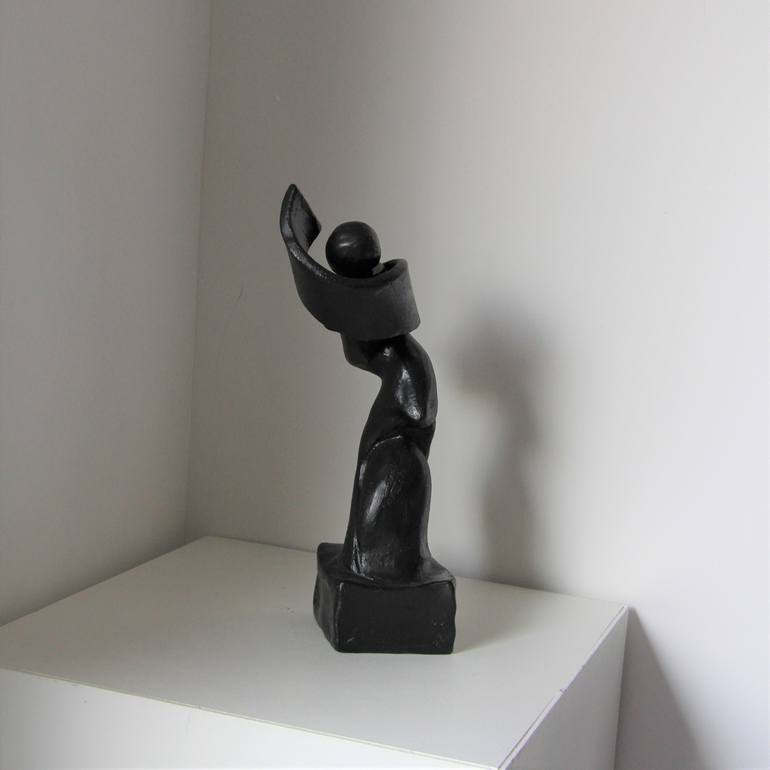 Original Abstract Women Sculpture by Catherine Fouvry Leblois