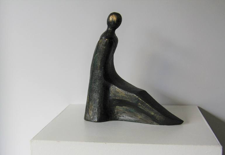 Original Abstract Body Sculpture by Catherine Fouvry Leblois