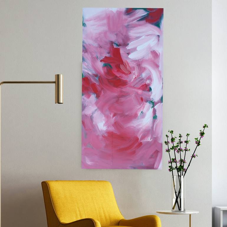 Original Abstract Expressionism Abstract Painting by Sophie Mangelsen