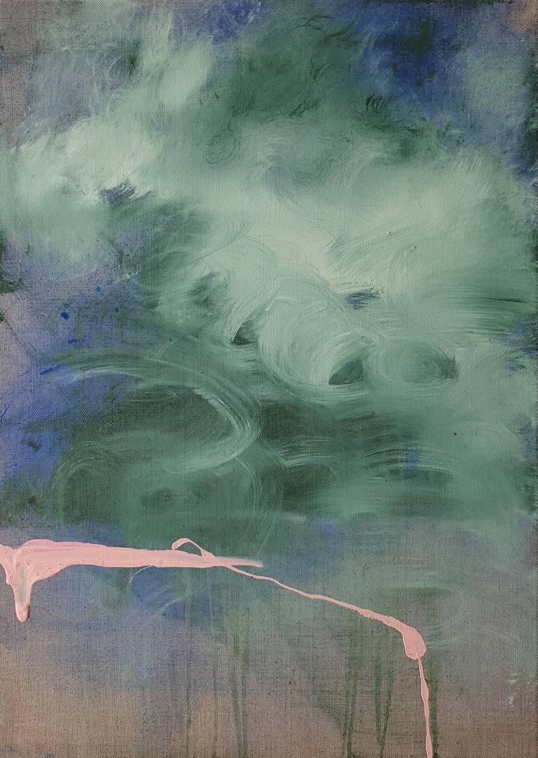 Original Abstract Expressionism Abstract Paintings by Sophie Mangelsen