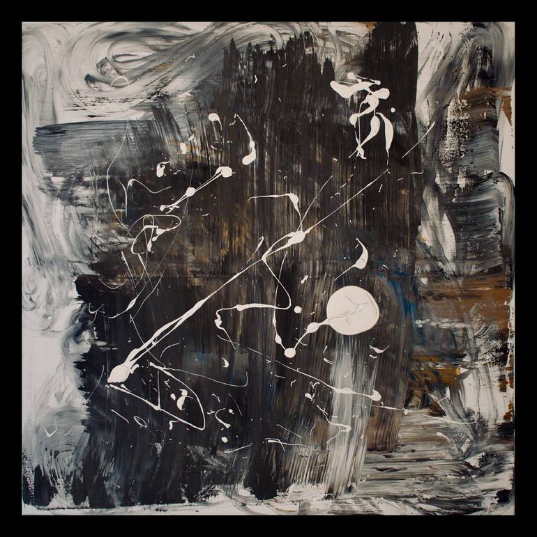 Original Abstract Expressionism Abstract Painting by Sophie Mangelsen